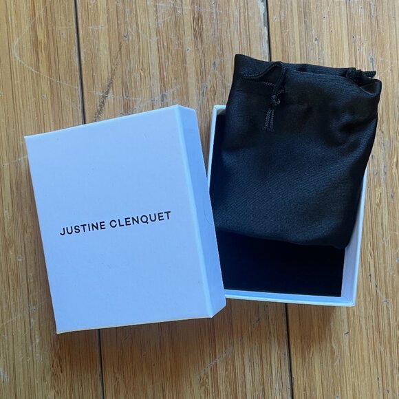 JUSTINE CLENQUET "Laura" Silver and Pearl Necklace - Picture 7 of 8